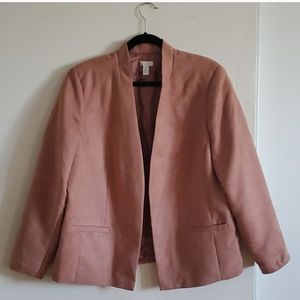 EUC Chicos Blush Pink Blazer Coat